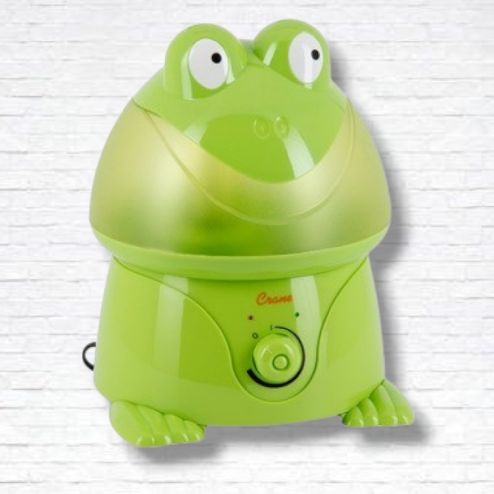 Crane Cool Mist Green Frog Humidifier "Adorable Collection"